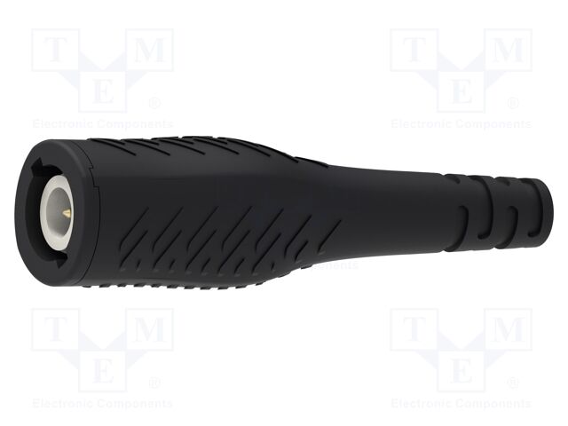 Test lead; 3A; BNC plug,both sides; Len: 2m; black; Z: 50Ω