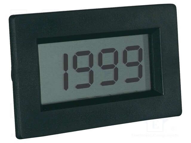 Voltmeter; digital,mounting; 0÷199.9mV; VDC accuracy: ±0,5%; 1mA