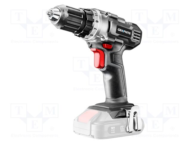 Drill/driver; battery; drilling,screwdriving; 0.8÷10mm; 18VDC