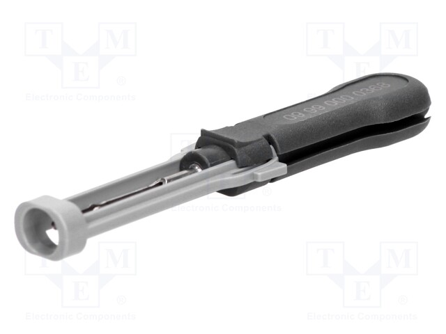 For contact insertion/removal