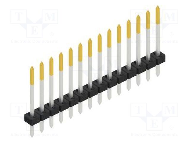 Connector: pin strips; pin header; male; PIN: 14; 2mm; THT; 1x14