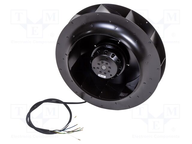 Fan: AC; radial; Ø281x125mm; 2750m3/h; ball bearing; 2750rpm; IP44