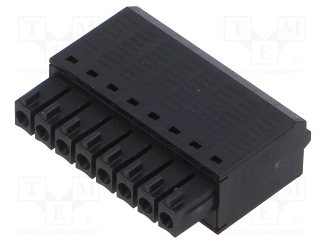 Connector: pluggable terminal block; 9A; 300V; plug; female; PIN: 8