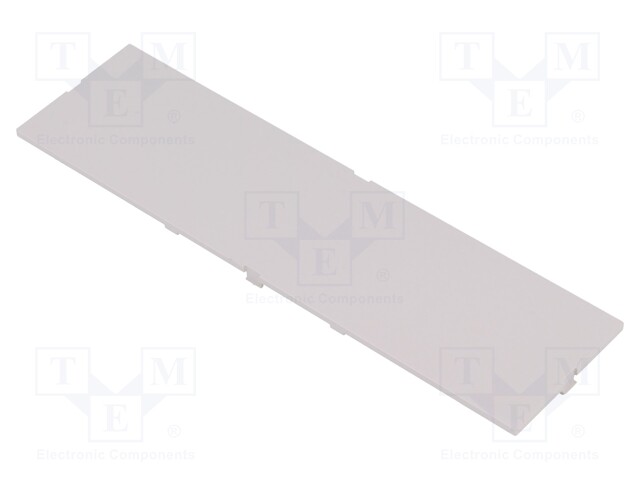 Front panel; without frame,with holder; grey
