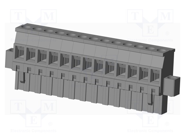 Connector: pluggable terminal block; plug; female; angled 90°