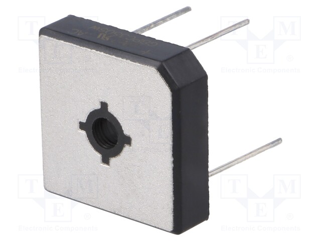 Single-phase bridge rectifier; Urmax: 100V; If: 25A; Ifsm: 350A