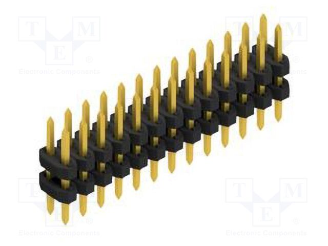 Connector: pin strips; pin header; male; PIN: 26; 2mm; THT; 2x13