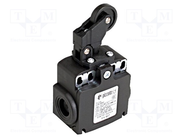 Limit switch; plastic roller Ø22mm; NO + NC; 10A; max.500VAC