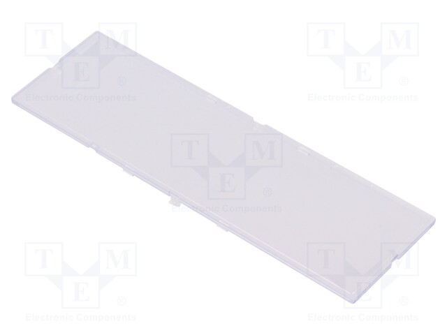 Front panel; without frame,with holder; transparent