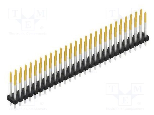 Connector: pin strips; pin header; male; PIN: 54; 2.54mm; THT; 2x27