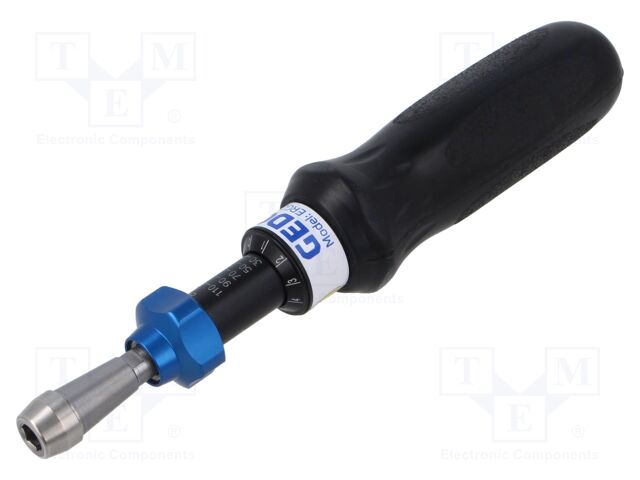 Screwdriver; torque; 183mm; 0.24÷1.2Nm; Mounting: 1/4",hexagonal