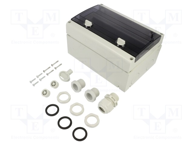 Enclosure: for modular components; X: 150mm; Y: 212mm; Z: 110mm