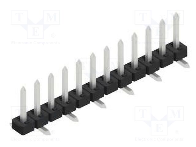 Connector: pin strips; pin header; male; PIN: 12; 2mm; SMT; 1x12