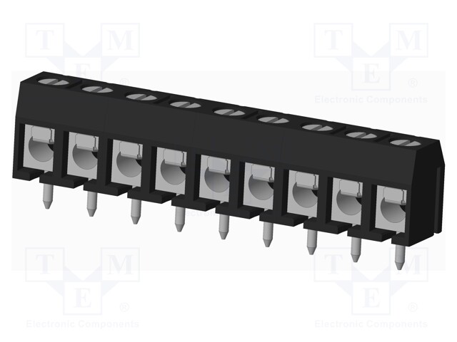 Connector: PCB terminal block; terminal; Plating: tinned; on PCBs