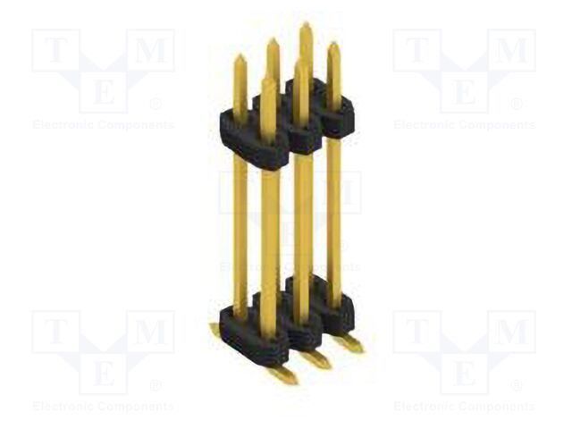 Connector: pin strips; pin header; male; PIN: 6; 2mm; SMT; 2x3; 100V