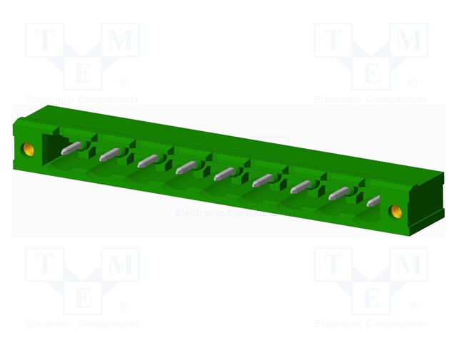 Connector: pluggable terminal block; socket; male; angled 90°