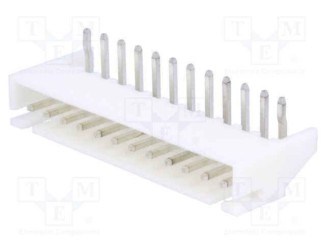 Socket; wire-board; male; A2501; 2.5mm; PIN: 12; THT; 250V; 3A; tinned