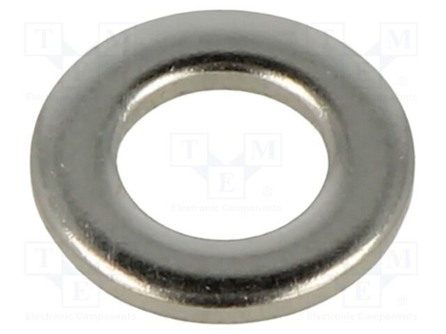 Washer; round; M5; D=10mm; h=1mm; A4 stainless steel; DIN 125A