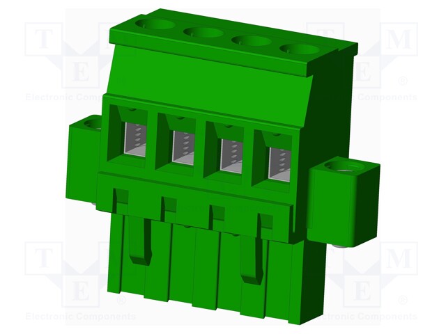 Connector: pluggable terminal block; plug; female; angled 90°