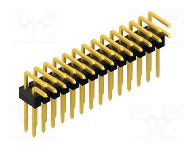 Connector: pin strips; pin header; male; PIN: 28; 2.54mm; THT; 2x14