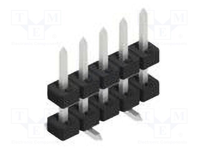 Connector: pin strips; pin header; male; PIN: 5; 2mm; SMT; 1x5; 100V