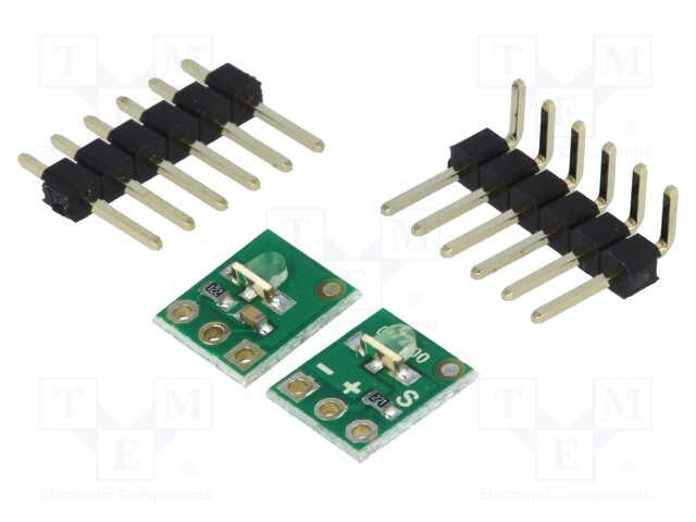 Sensor: distance; reflective; 5VDC; Channels: 1; 7.6x8.9mm; Pcs: 2