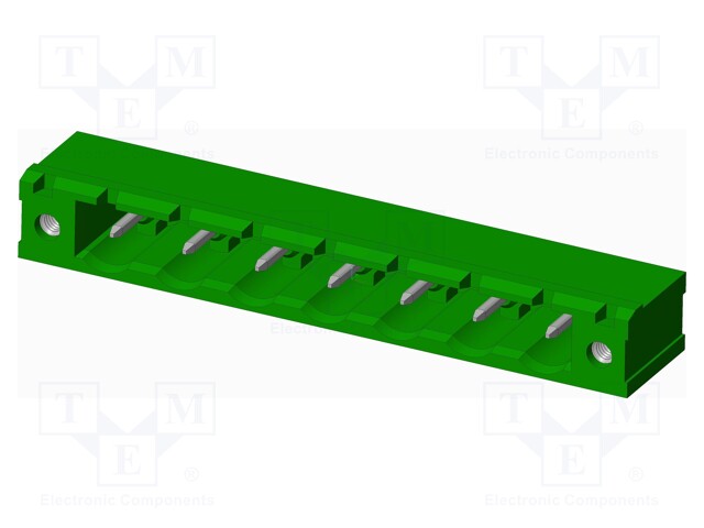 Connector: pluggable terminal block; socket; male; angled 90°