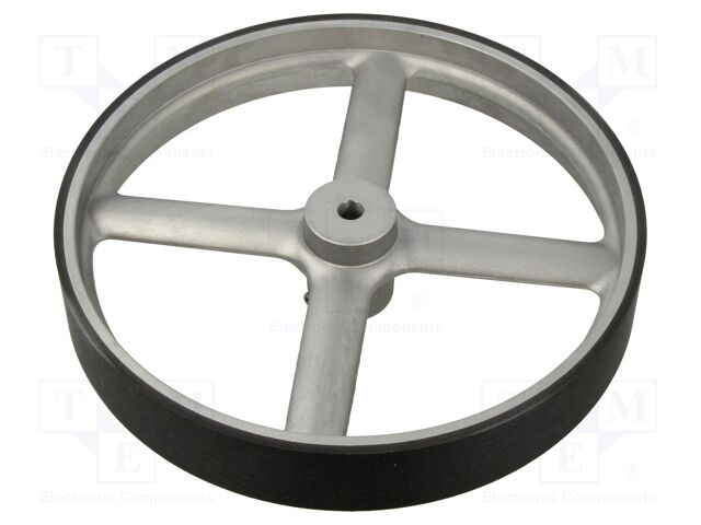Measuring wheel; Shaft d: 7mm; aluminium,polyurethane