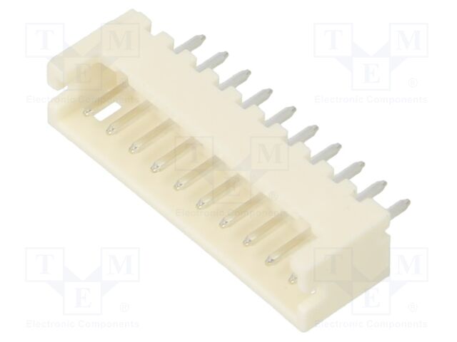 Connector: wire-board; DF13; socket; on PCBs; male; PIN: 10; THT