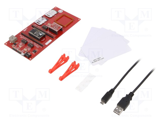 Dev.kit: evaluation; GPIO,SAM,UART,micro-USB; T4NM-FDC1; RFID