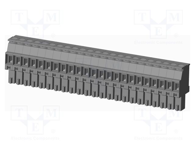 Connector: pluggable terminal block; plug; female; angled 90°