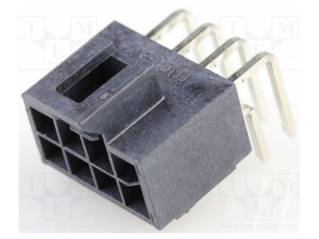 Nano-Fit Right Angle Header Through Hole 2.50m