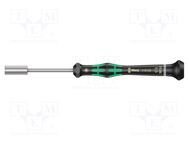Screwdriver; hex socket; precision; Series: Kraftform Micro
