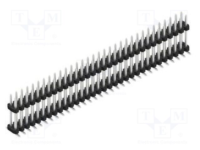 Connector: pin strips; pin header; male; PIN: 64; 2mm; SMT; 2x32