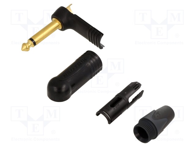 "R/A 1/4"" 2POLE PLUG"