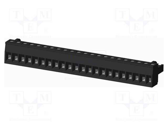 Connector: pluggable terminal block; plug; female; straight; 300V