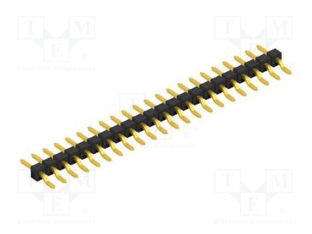 Connector: pin strips; pin header; male; PIN: 22; 2.54mm; SMT; 1x22