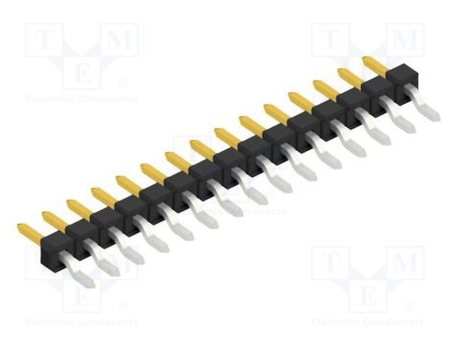 Connector: pin strips; pin header; male; PIN: 15; 2.54mm; SMT; 1x15