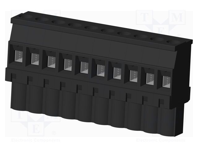 Connector: pluggable terminal block; plug; female; angled 90°