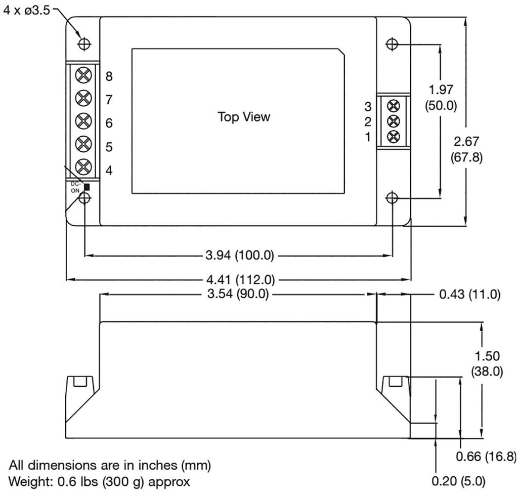 DC/DC Converter, DIN Rail, ITE, 1 Output, 60 W, 24 V, 2.5 A