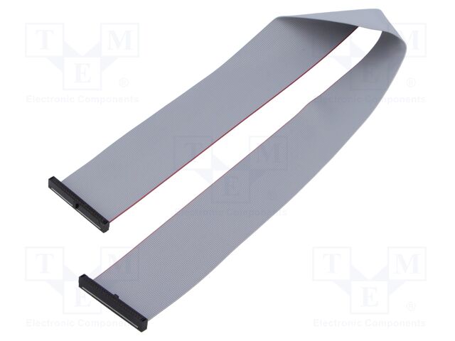 Ribbon cable with IDC connectors; Tape ph: 0.64mm; 406.4mm