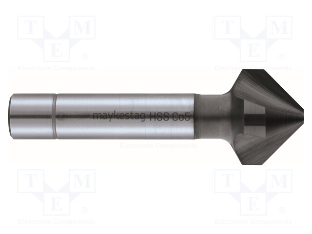 Countersink; high speed steel cobalt HSS-Co; Mounting: rod 10mm