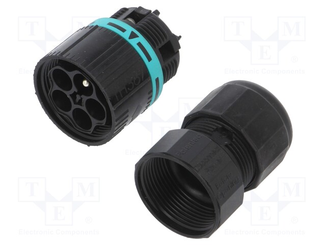 Connector: AC supply; screw terminal; male; TH387; 7÷12mm; 450V