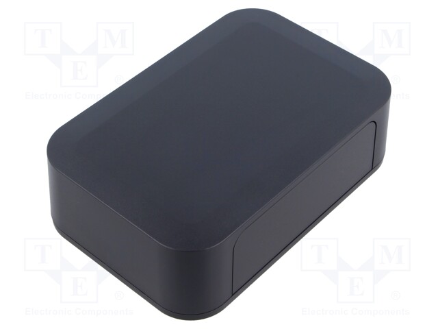 Enclosure: with panel; PF; X: 150mm; Y: 100mm; Z: 45mm; ABS; dark grey