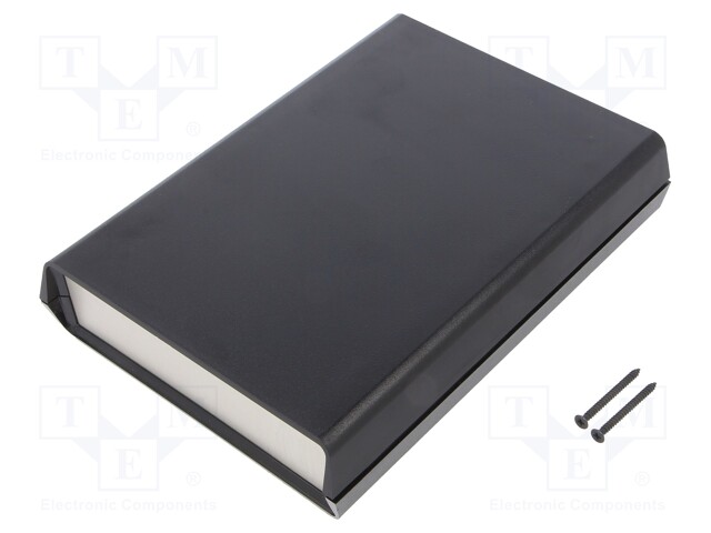 Enclosure: with panel; PCB is fastened in guides; EURO 93; ABS