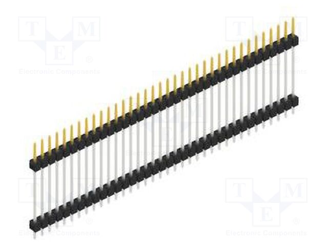 Connector: pin strips; pin header; male; PIN: 36; 2.54mm; THT; 1x36