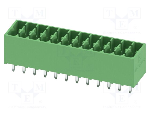 PCB headers, nominal cross section: 1.5 mm?, color: green, n
