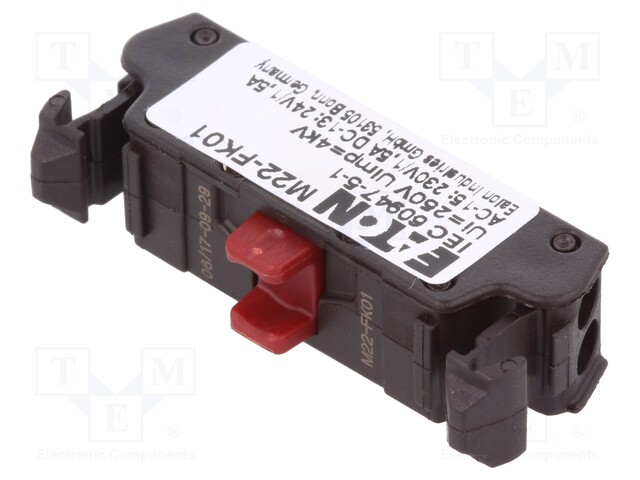 Contact block; 22mm; RMQ-Titan; -25÷70°C; front fixing