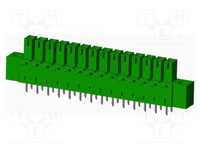 Connector: pluggable terminal block; socket; female; straight