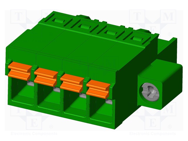 Connector: pluggable terminal block; plug; female; straight; 12A